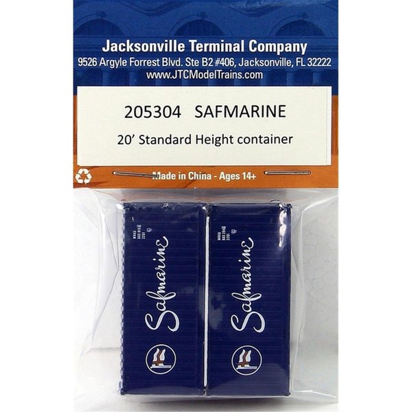 Jacksonville Terminal N 20 ft. Standard Height ContainersSafmarine JTC205304